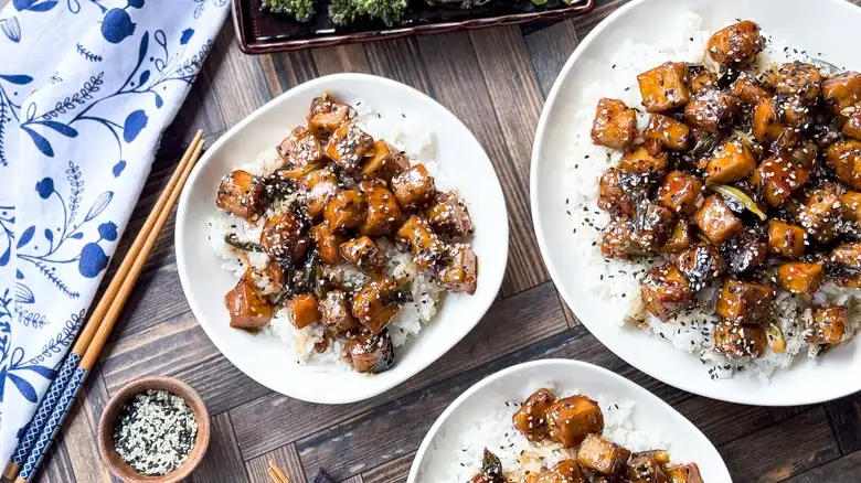 Crispy And Sticky Baked Sesame Tofu Recipe