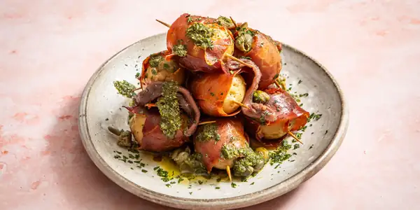 Baby Potatoes, Serrano am and salsa verde