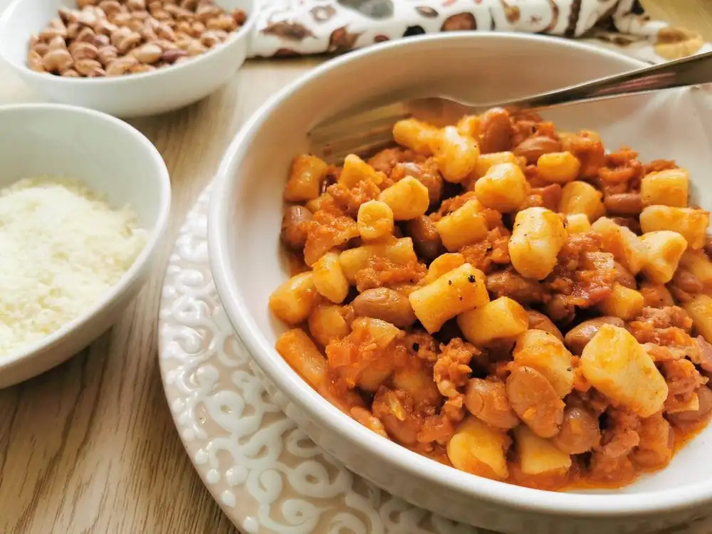 Bread Gnocchi with Sausage