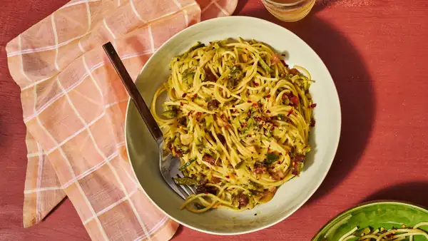 Spaghetti With So Much Zucchini