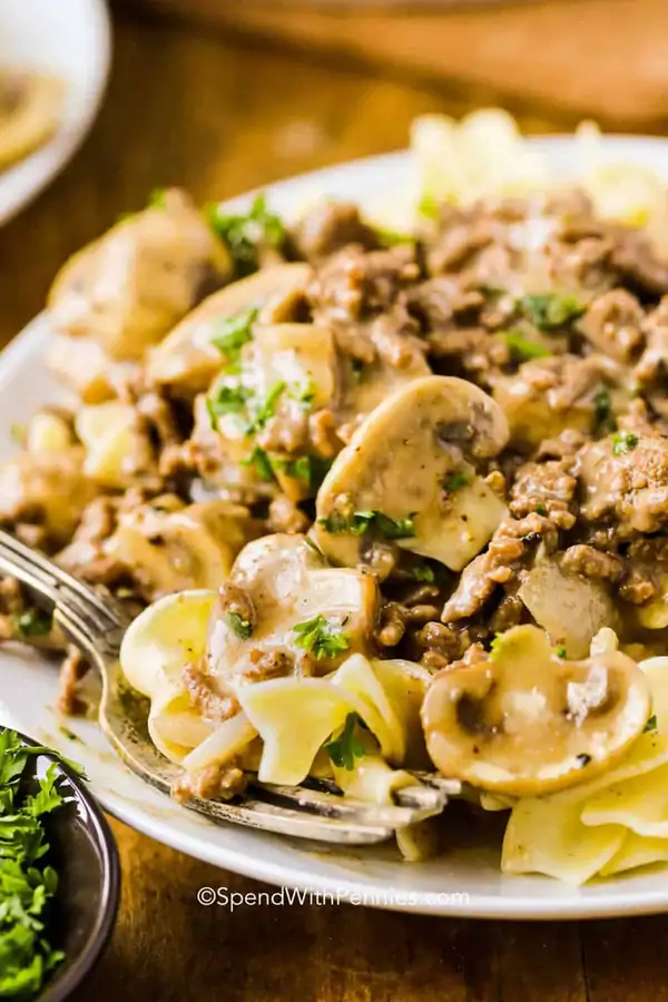 Ground Beef Stroganoff