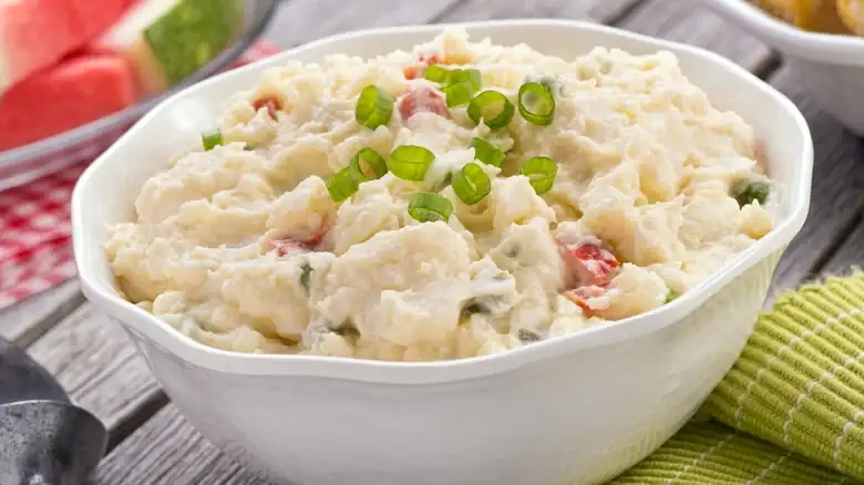 The Reason Potato Salad Dressing Should Always Be Made In Advance