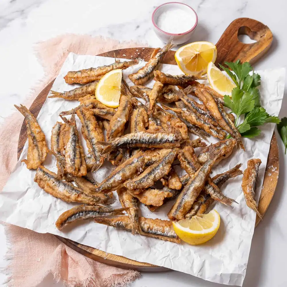 Spanish Fried Anchovies (Boquerones Fritos)