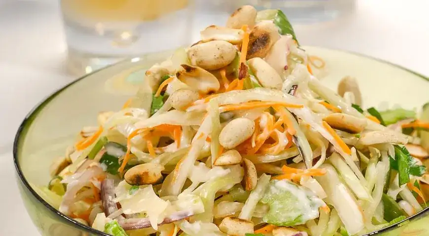 Peanut Coleslaw Salad