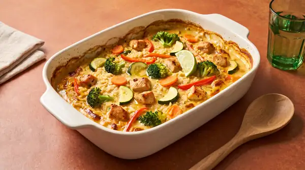 Relaxed lunch idea: Thai chicken curry from the oven