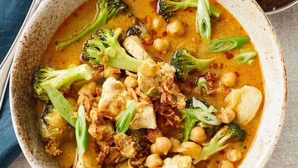 Chicken and chickpea stew