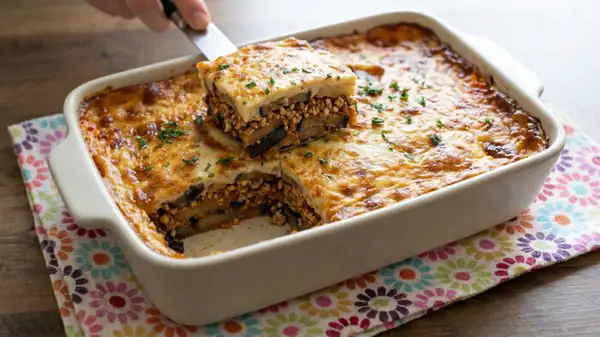 Meatless Greek moussaka? The secret to tofu ragù for a perfect dish that doesn't fall apart