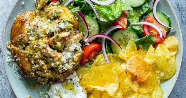 Coronation Chicken Jacket Potato