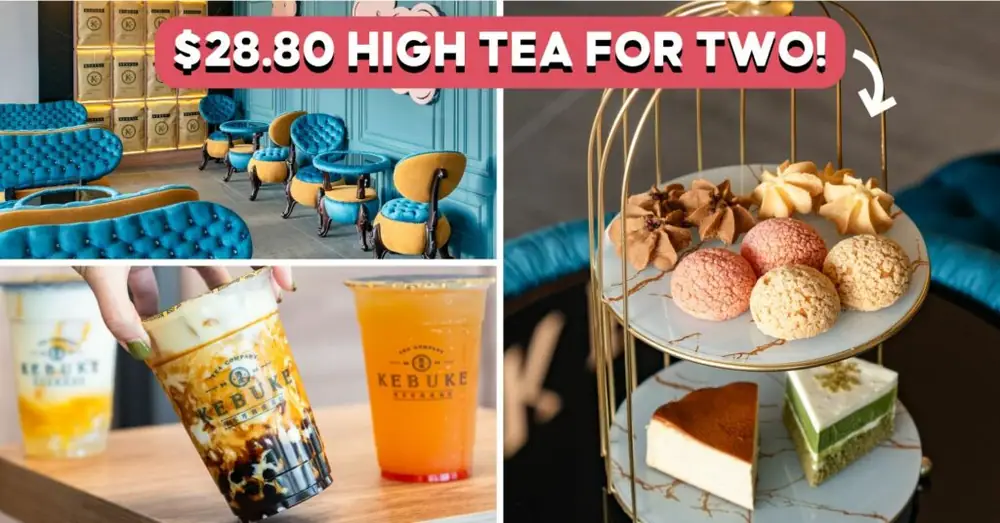 Kebuke Opens Bubble Tea Cafe In Sembawang With $28.80 High Tea