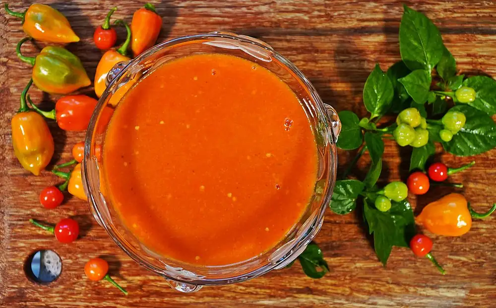 Habanero Peach Chicken Wing Sauce