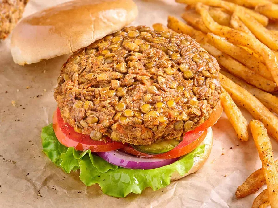 Las hamburguesas de lentejas que podrían competir con las auténticas