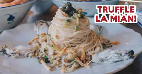 Mister Wu Review: Truffle Caviar Oyster La Mian And Hibiki Whisky Seafood Broth