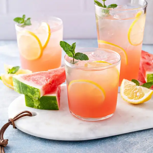 Fresh watermelon water, a refreshing drink