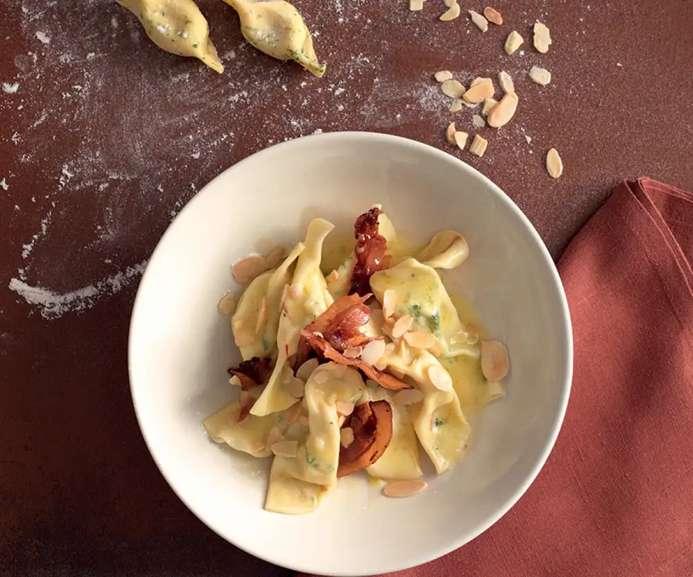 Casoncelli Pasta Stuffed with Leeks and Potatoes