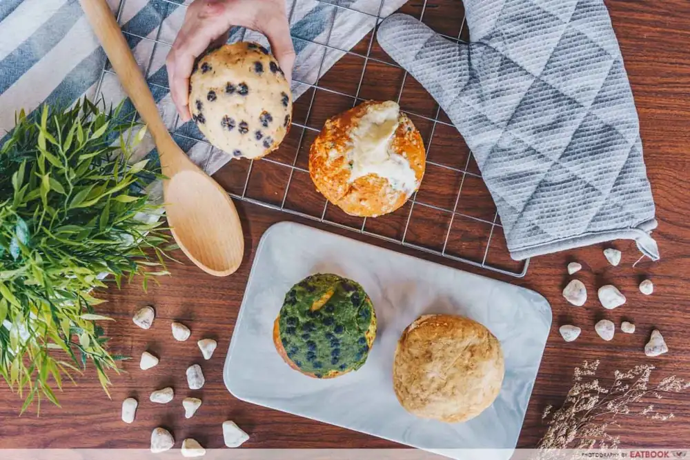 Korfe: Nueva panadería coreana con pan mochi Injeolmi y bollos de galleta Nutella en Bishan