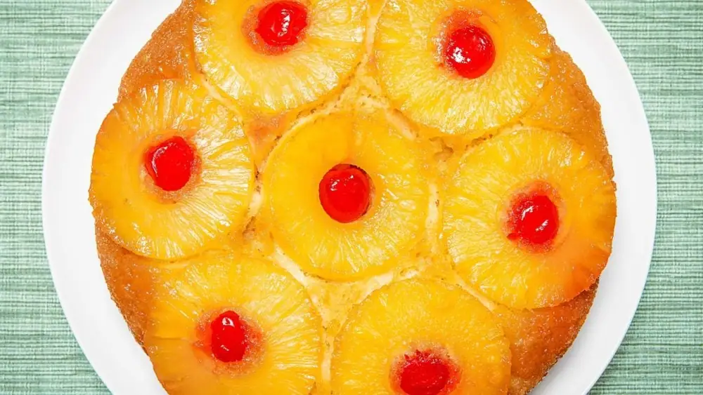 Respeta el pastel de piña invertido