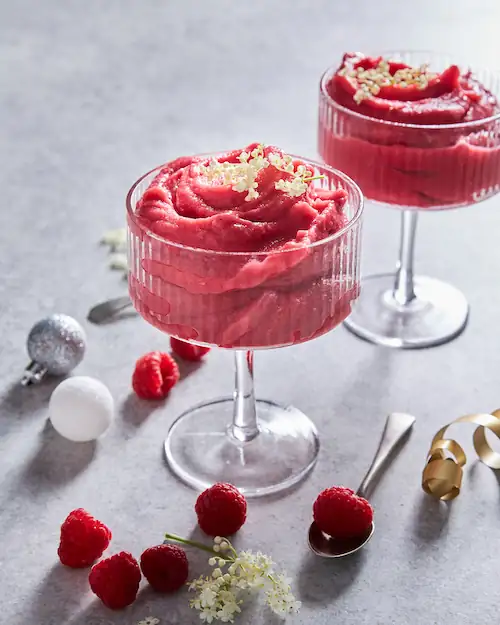 Elderflower & Raspberry Slushie