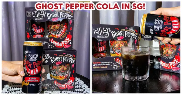 Se ha visto una bebida Ghost Pepper Cola en Sheng Siong, que se vende junto con fideos instantáneos Ghost Pepper.
