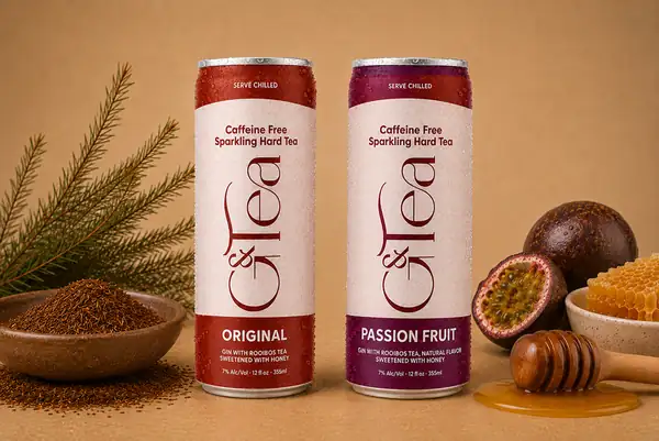 G&Tea lanza una gama de tés con gas con ginebra y rooibos