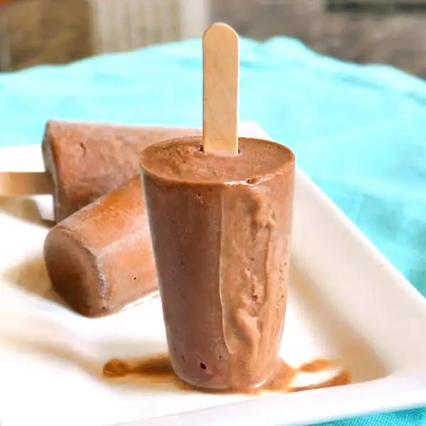 Healthy Chocolate Fudgsicles