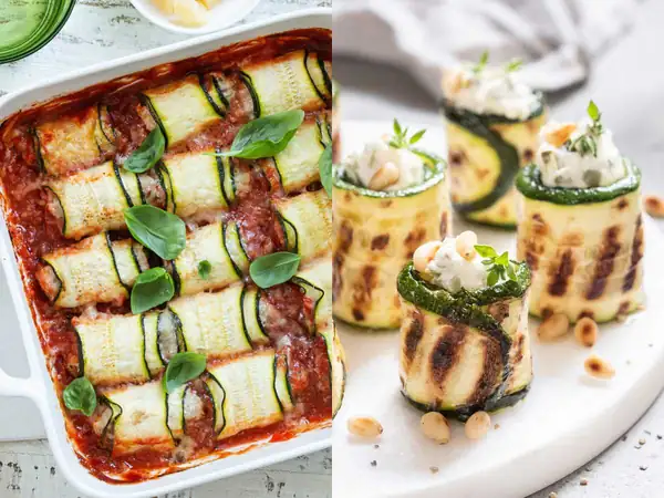 Stuffed zucchini rolls (5 easy and light recipes)