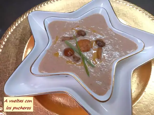 Chestnut and mushroom cream