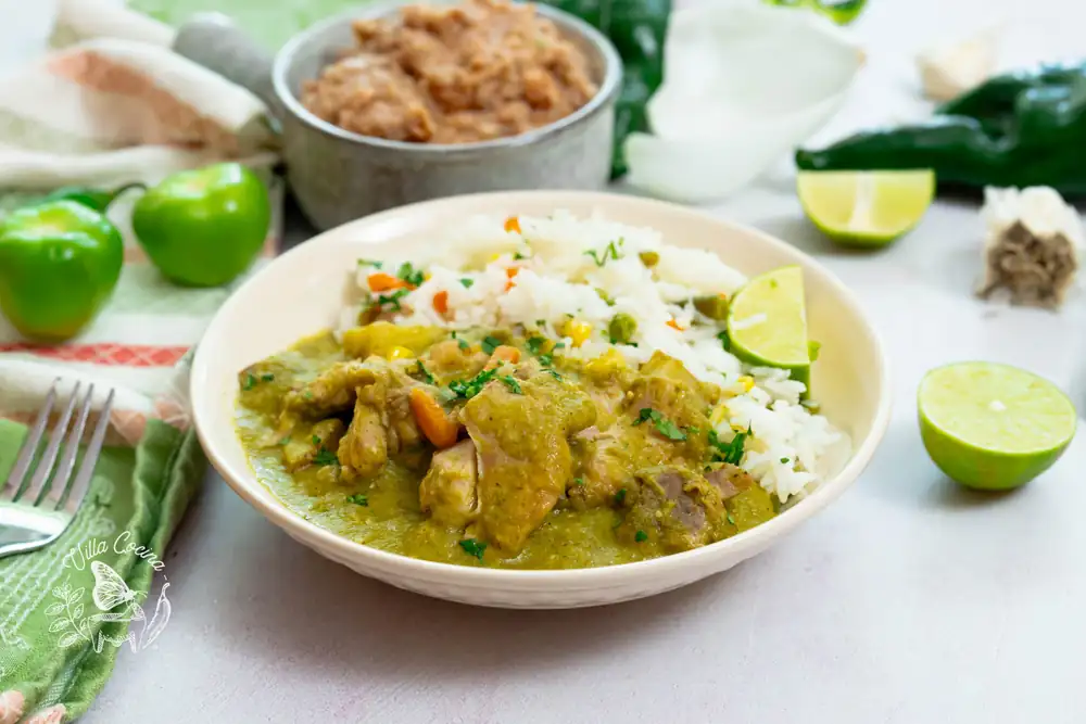 Pollo en salsa verde