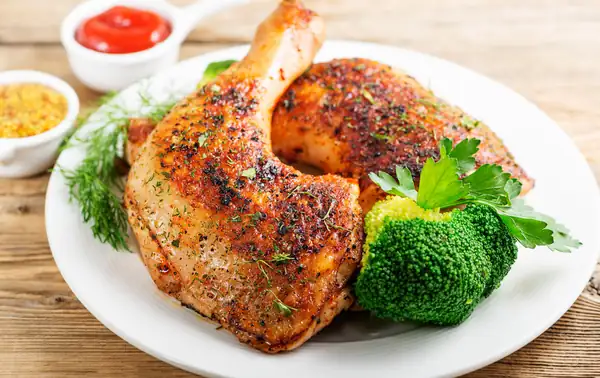 Receta de muslos de pollo asados, enviada por Cintia SS