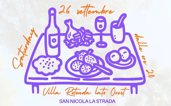 San Nicola la Strada, the “White Dinner” returns: a picnic under the stars at the Rotonda