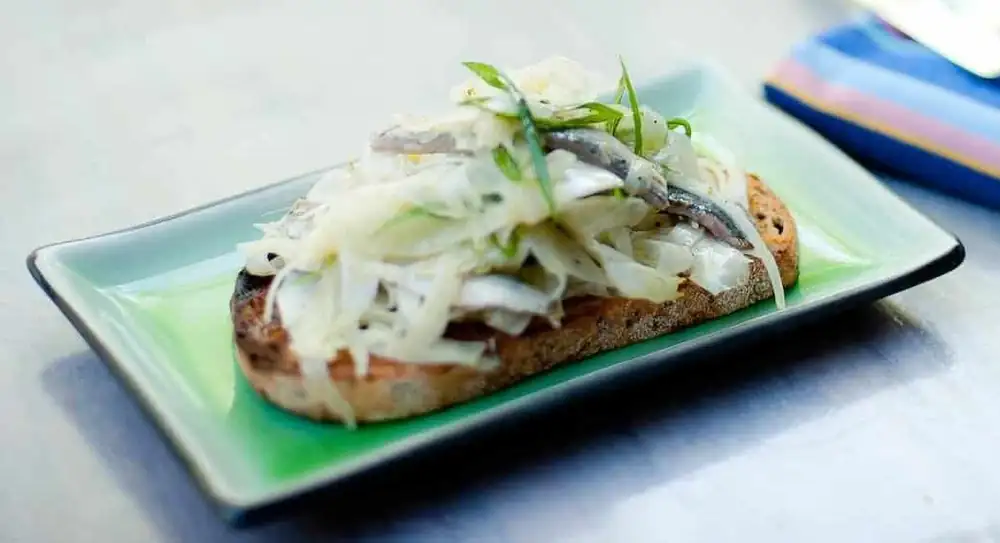 Marinated Sardines on Toast With Fennel