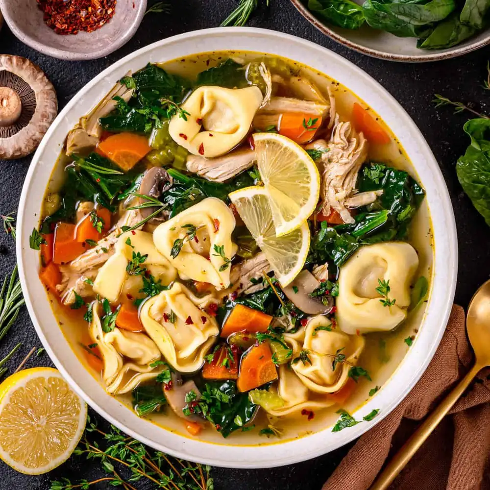 Chicken Tortellini Soup