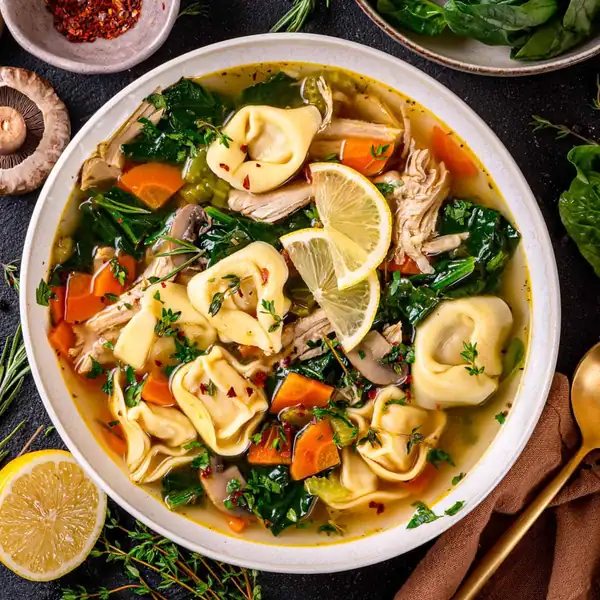Chicken Tortellini Soup