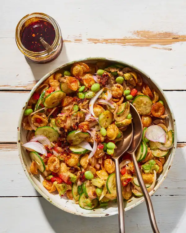 Crispy Pasta Tuna Salad Recipe