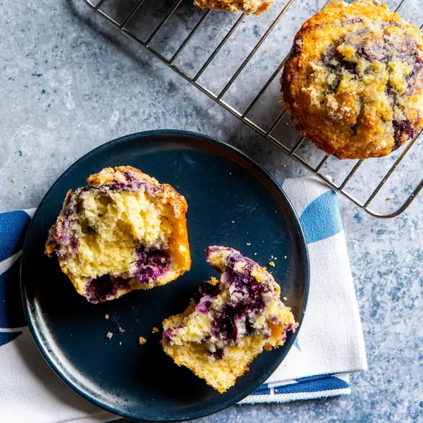 Los mejores muffins de arándanos