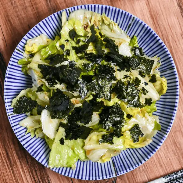 Japanese Yamitsuki Lettuce Salad