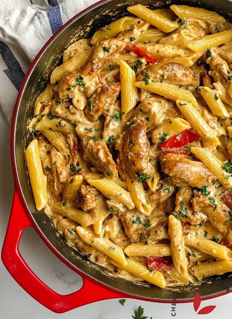 Creamy Jerk Chicken Jamaican Rasta Pasta