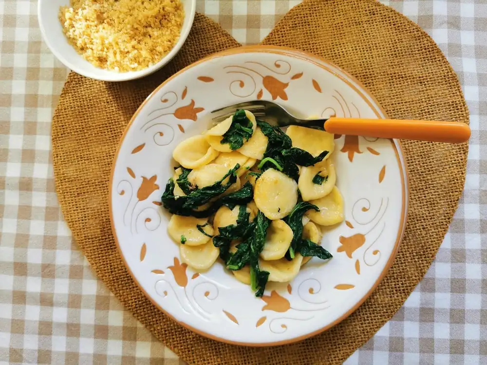 Orecchiette with Broccoli Rabe (rapini) from Puglia