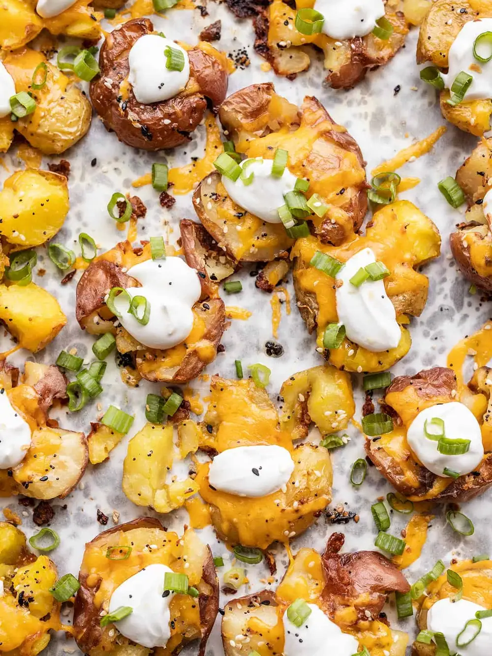 Loaded Smashed Potatoes