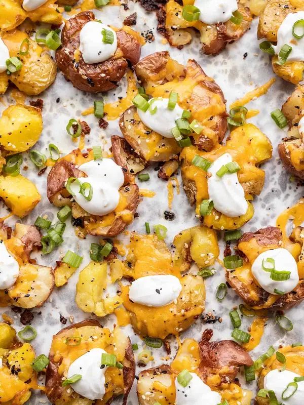 Loaded Smashed Potatoes