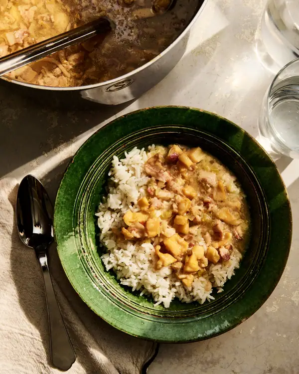 Receta de estofado de caracol Gullah