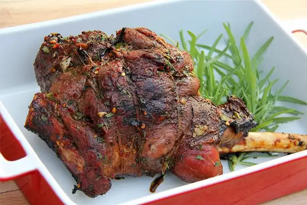 Grilled Leg of Goat