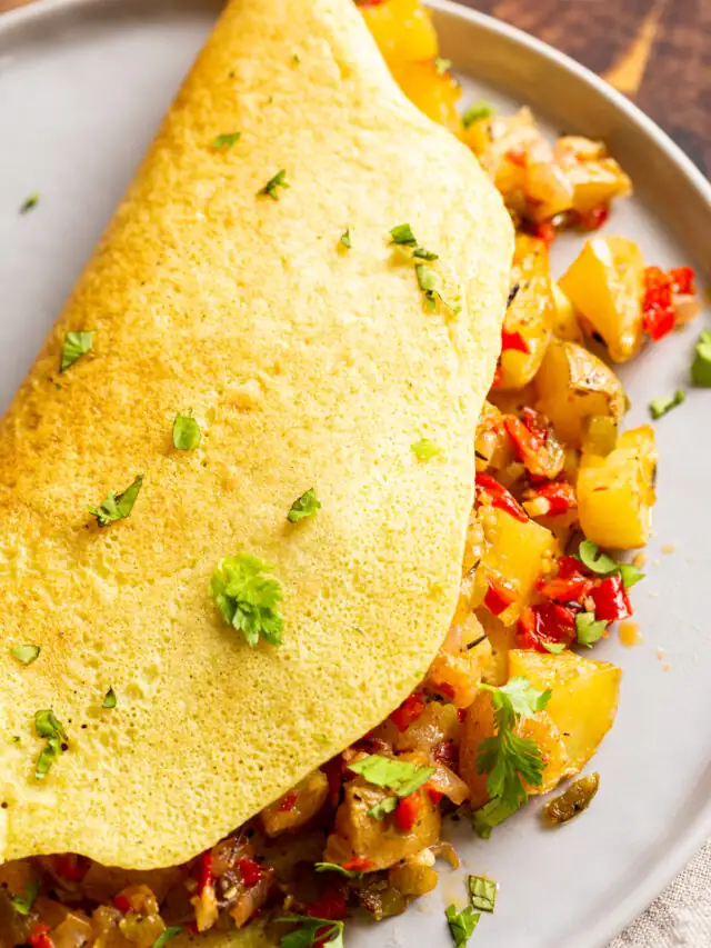 Vegan Omelet with Mung Bean