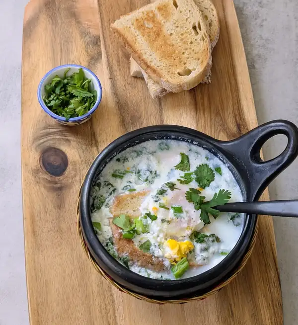 Changua (Colombian Egg and Milk Soup)