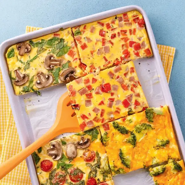 Tortilla gigante con 4 sabores a la plancha