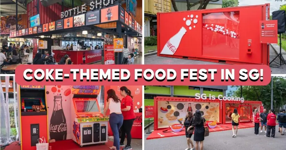 Coca-Cola Has A New Food Fest In August With A Themed Playground, Pizza Challenge, And Giant Gashapon