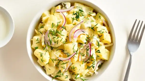 The Creamy Addition Your Potato Salad Needs Will Pack A Major Texture (And Protein) Boost