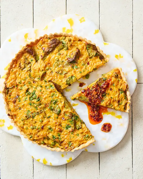 Crispy Chilli Potato Quiche