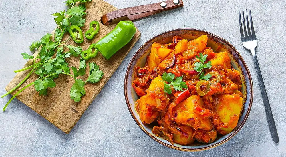 Curry de patatas