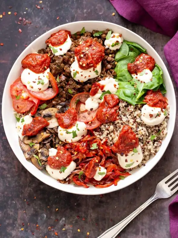 Vegan Pizza Bowl