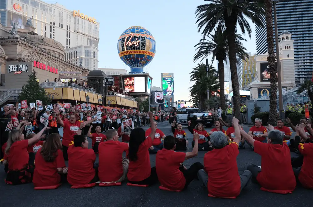 The Las Vegas Strip Could Be the Site of the Largest Hospitality Strike in U.S. History
